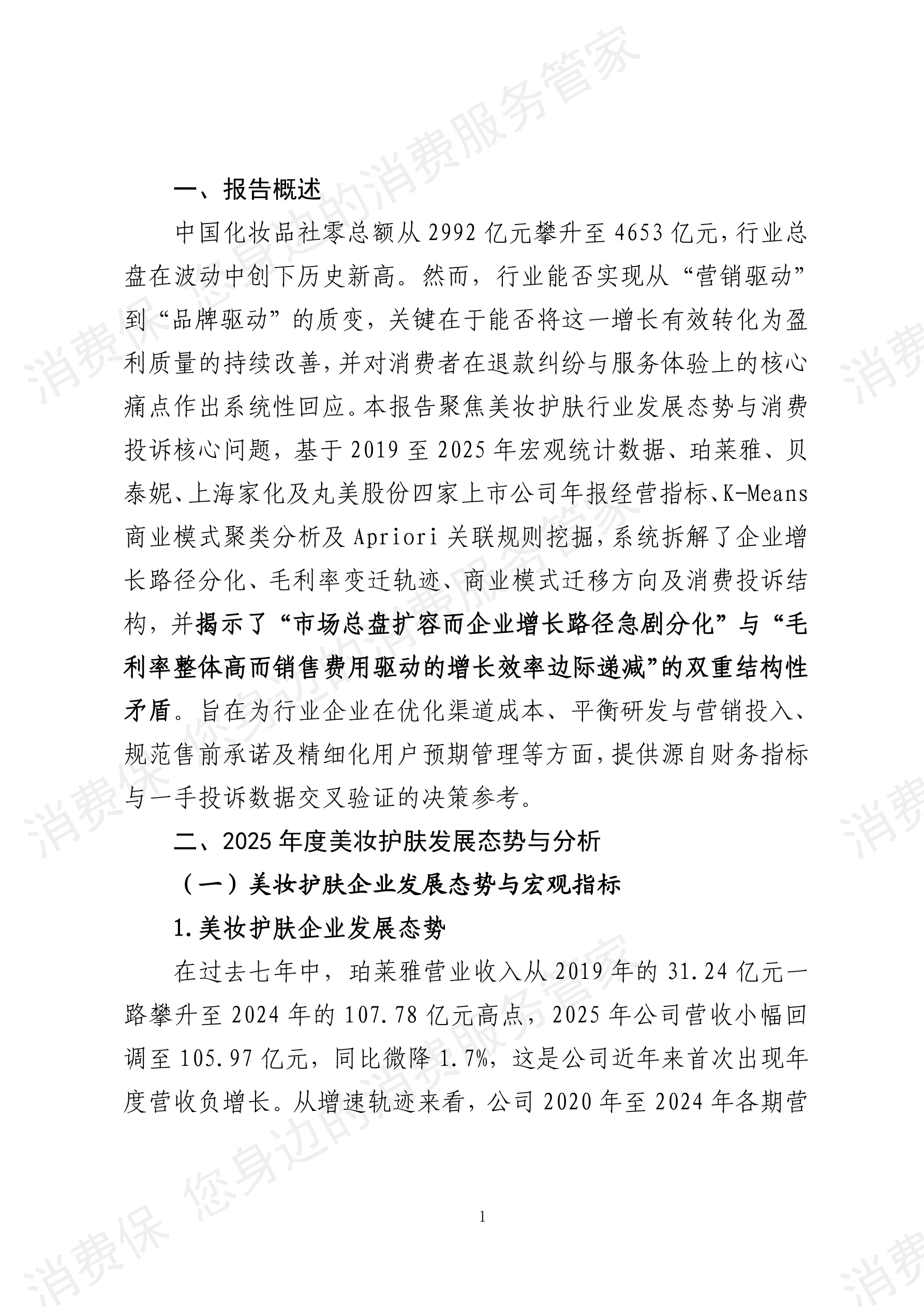 2025年度美妆护肤行业数据分析报告