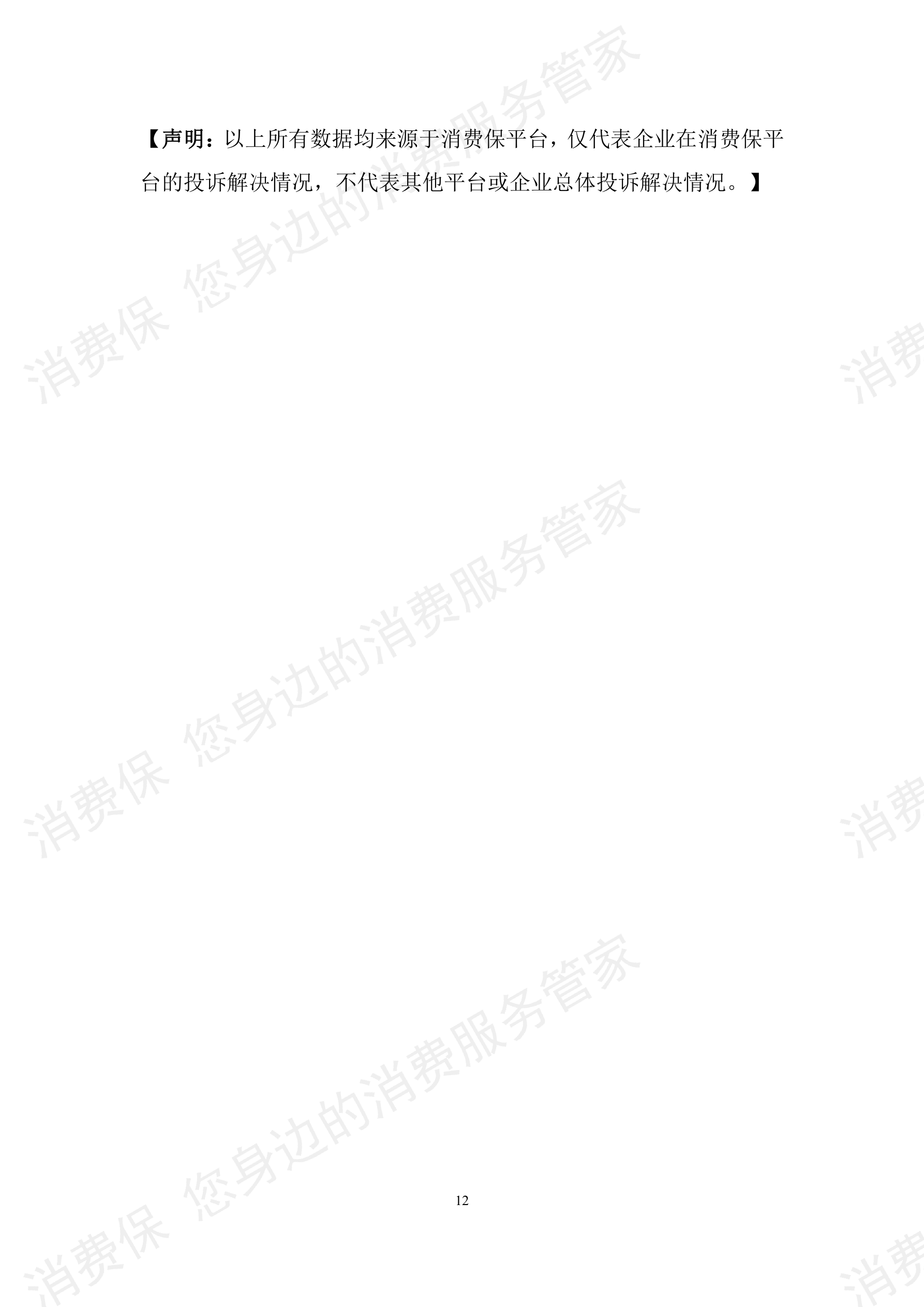 消费保2025年度投诉分析报告
