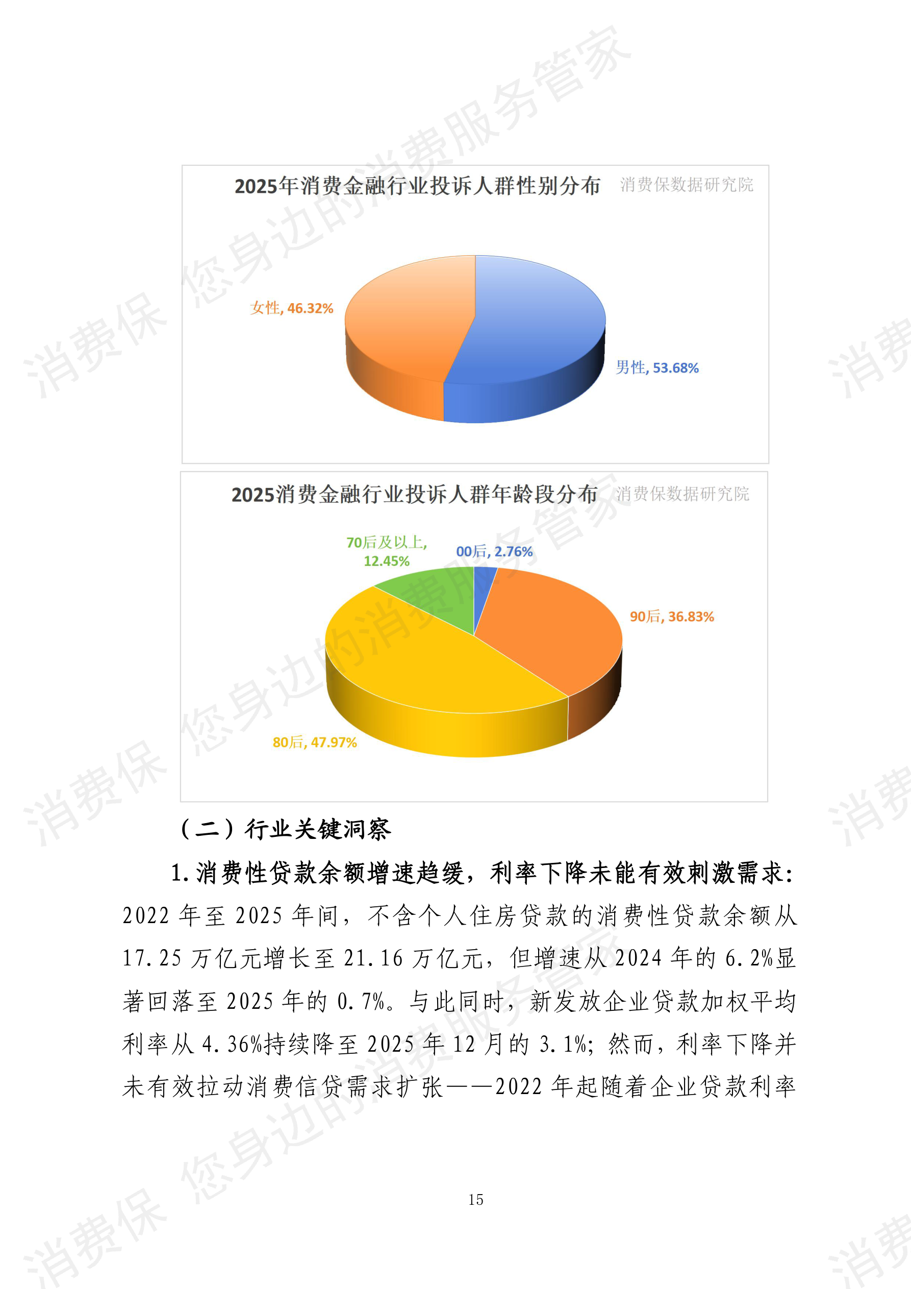 2025年度消费金融行业数据分析报告