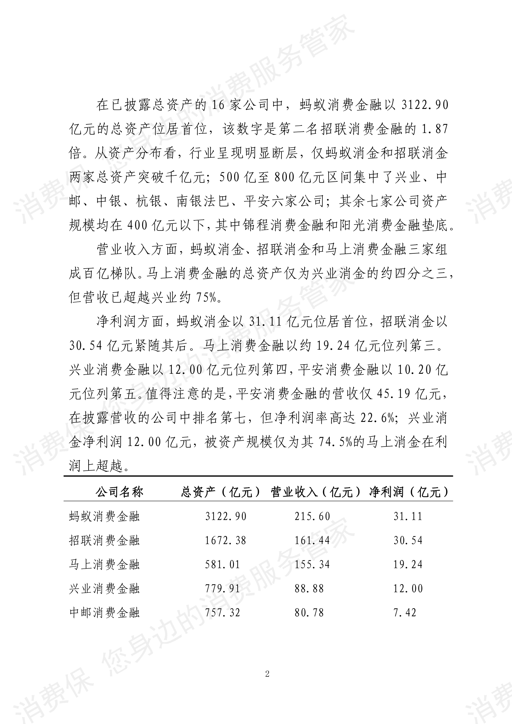 2025年度消费金融行业数据分析报告