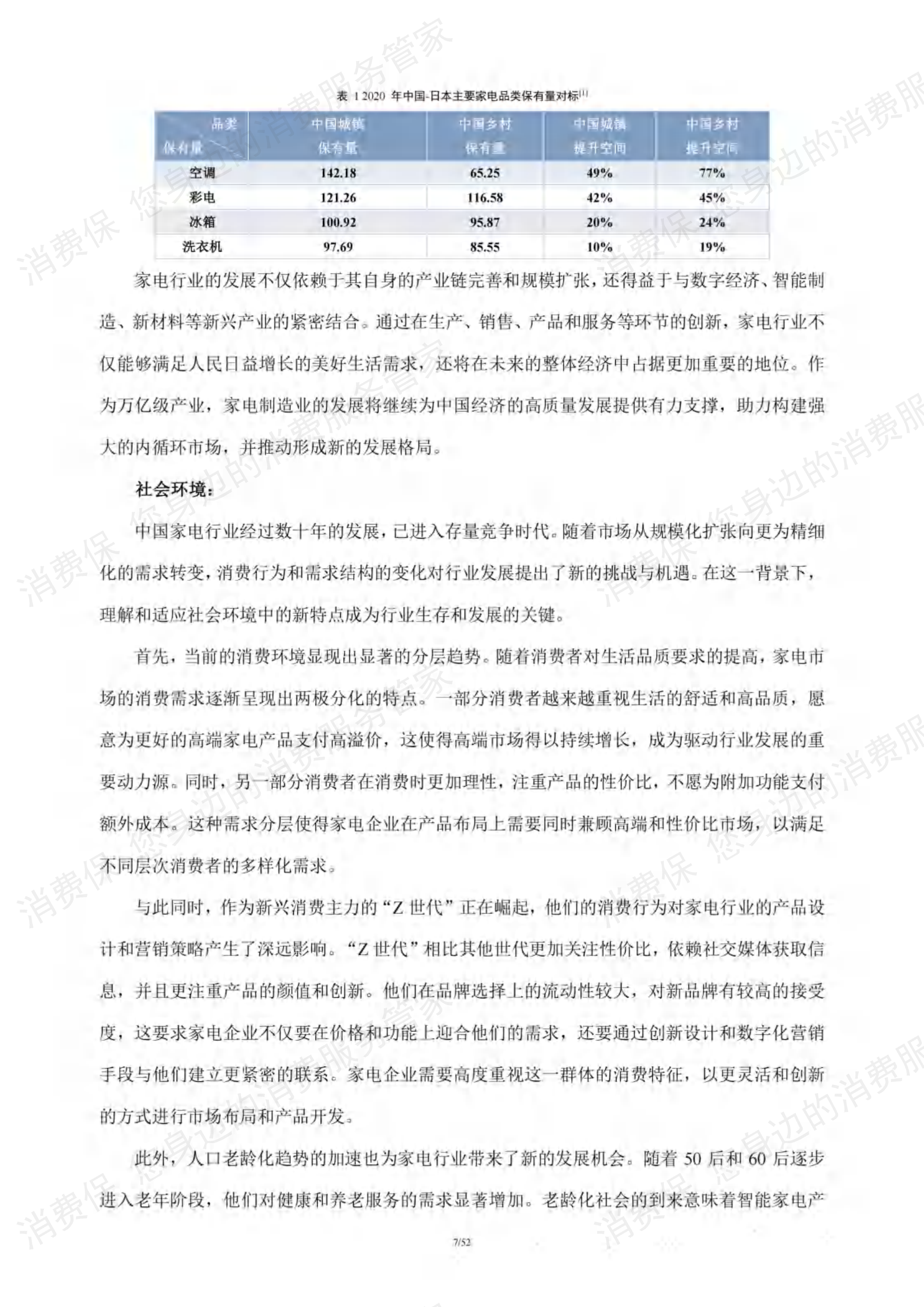家电行业研究报告