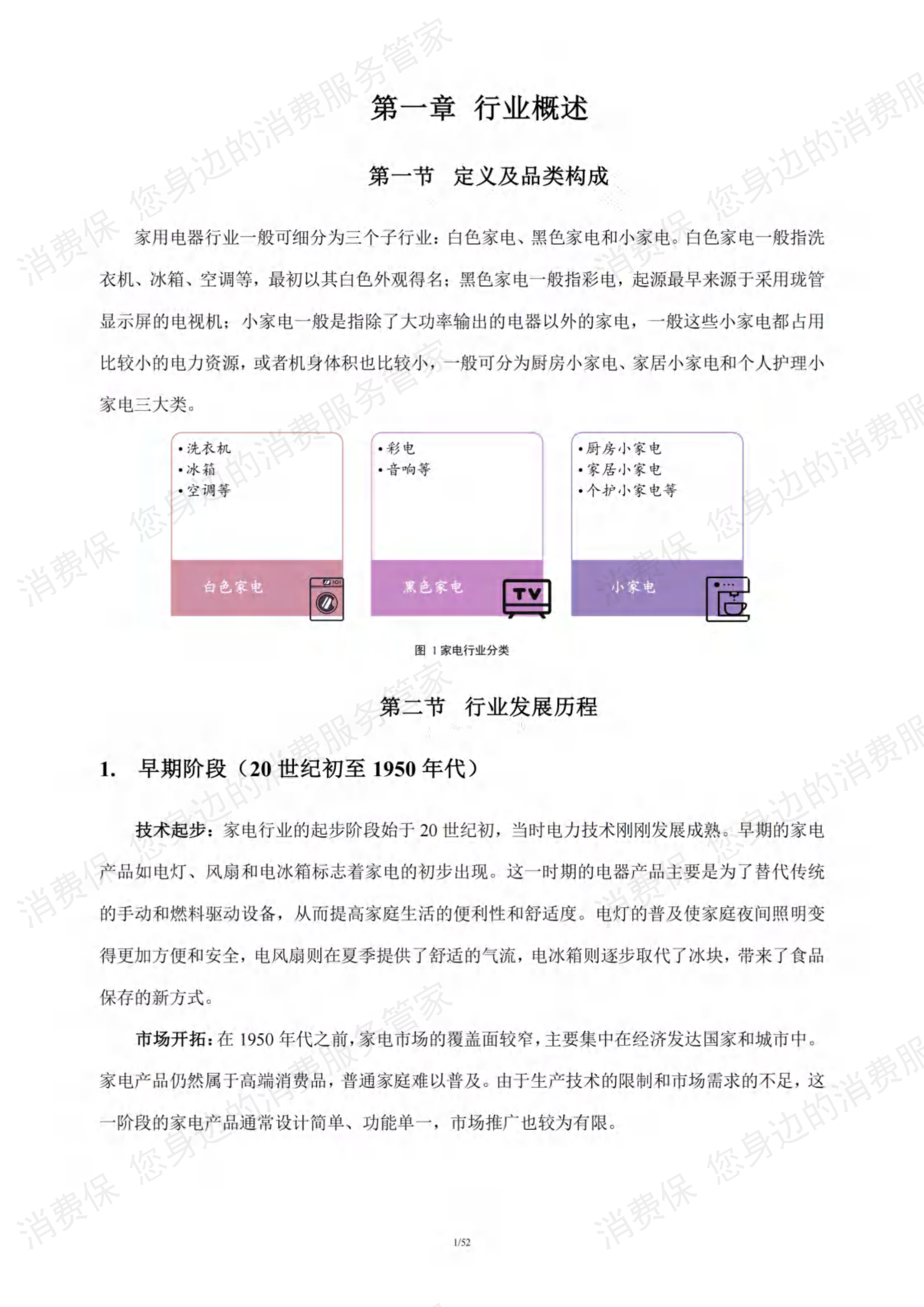 家电行业研究报告
